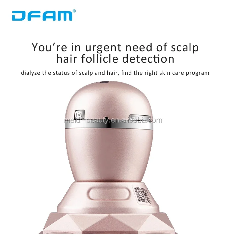 DFAM brand portable skin analyzer hair scalp analyzer with mini tablet for clinic salon cosmetic shop and pharmacy