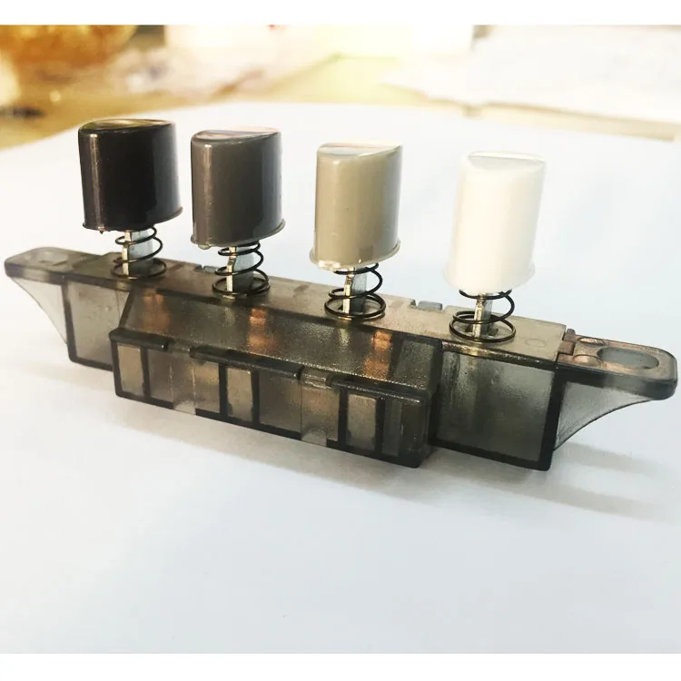 Towei 3900-4 interlocking push button switch supplier 1A~120V 1(0.5)A~250V 4 pin 3 speed keyboard switch for range hood