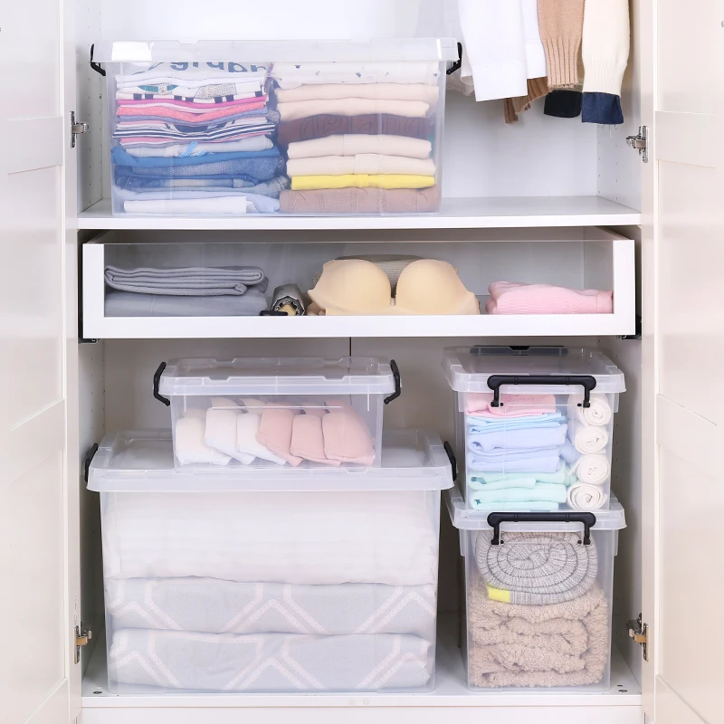 Household products strong plastic container for storage