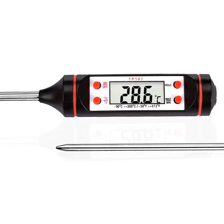 mini lcd instant read digital handheld kitchen cooking meat food thermometer