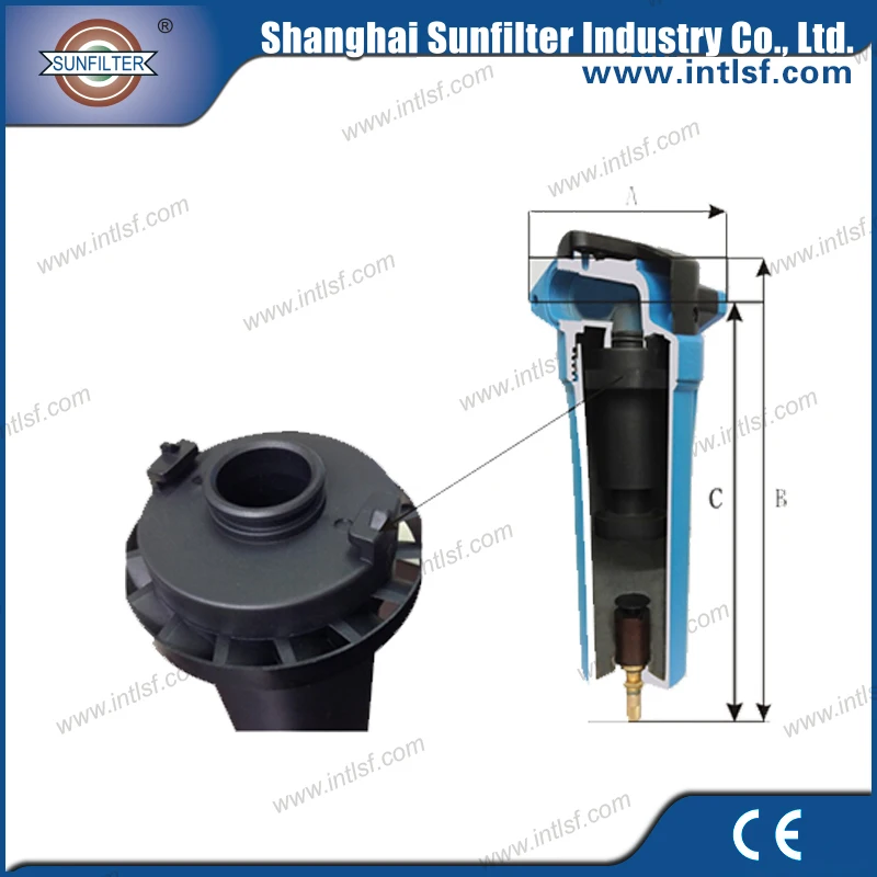 Промышленные hepa масло сепаратор для трубопровода сжатого воздуха