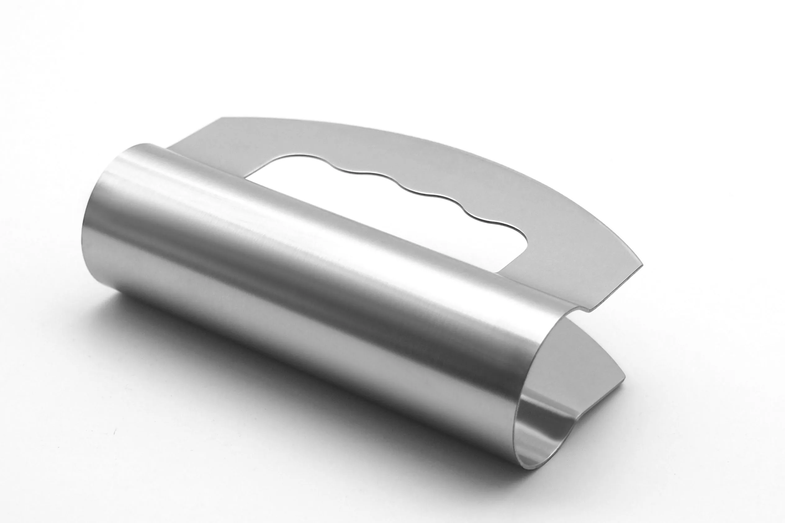 Stainless Steel pesto Cutter Mezzaluna Cutter herb chopper with double blade cutter and color box