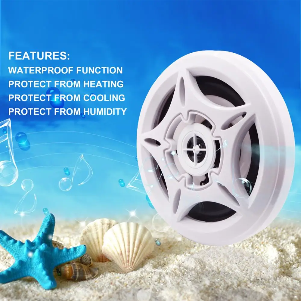 6.5 inch boat speakers 2-Way Full Range Stereo Sound H-053
