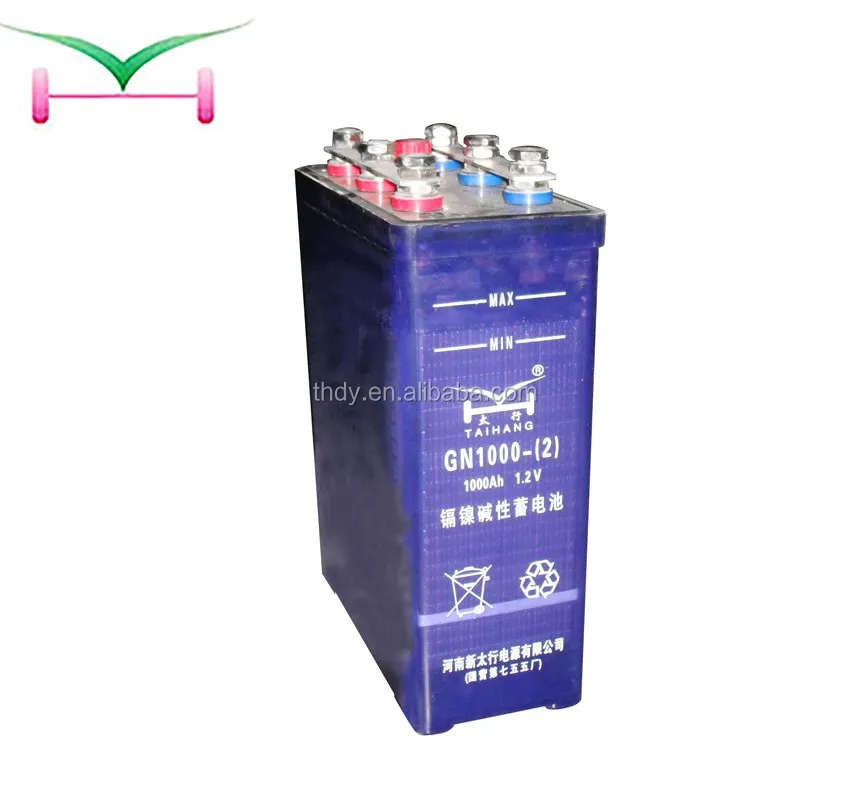 
KPX KPH GNC Ultra High Discharge Rate Nickel Cadmium Battery GNC 120Ah-2 Industrail Ni-Cad Battery Deep Cycle Ni-Cad Battery 