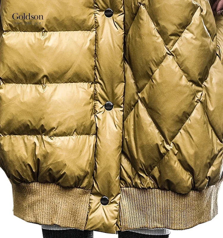 New fashion wholesale ladies jackets hooded womens winter down puffer parka