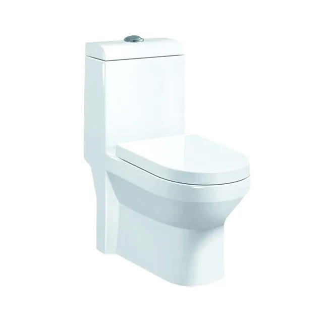 Simple Modern White Ceramic bathroom wc toilet 700x360x800mm siphon flushing one piece water closet middle east pedestal pan
