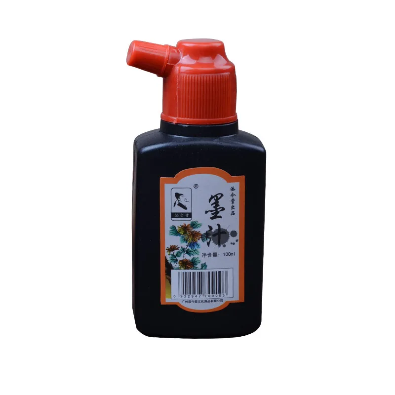 Factory Price OEM 100ML Black  Ink for Calligraphy Writing and Ink Painting