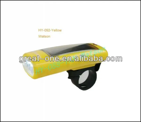 Solar Bicycle Light with Siren and flashing