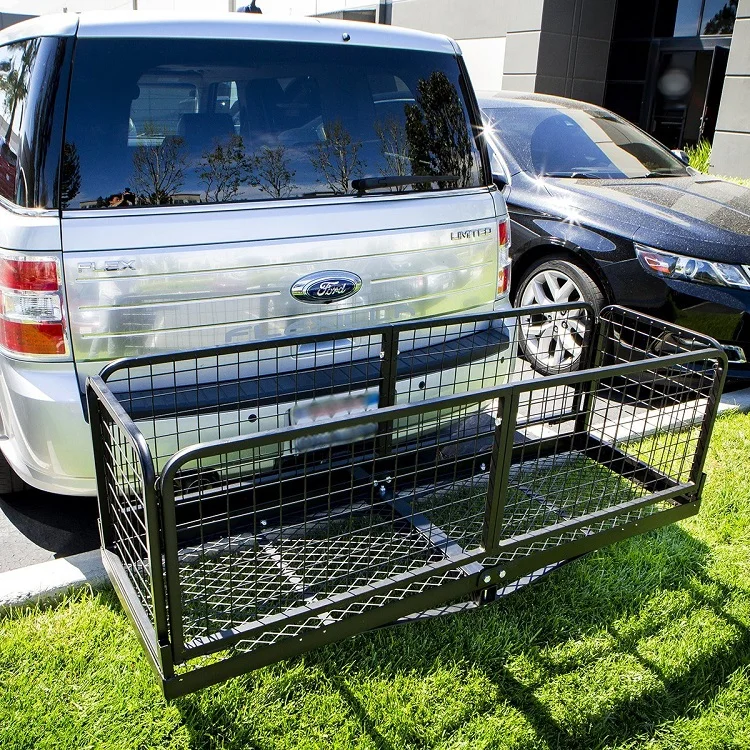 Сверхмощный Сцепной складной грузовой Перевозчик/багажная стойка для автомобиля/грузовая корзина