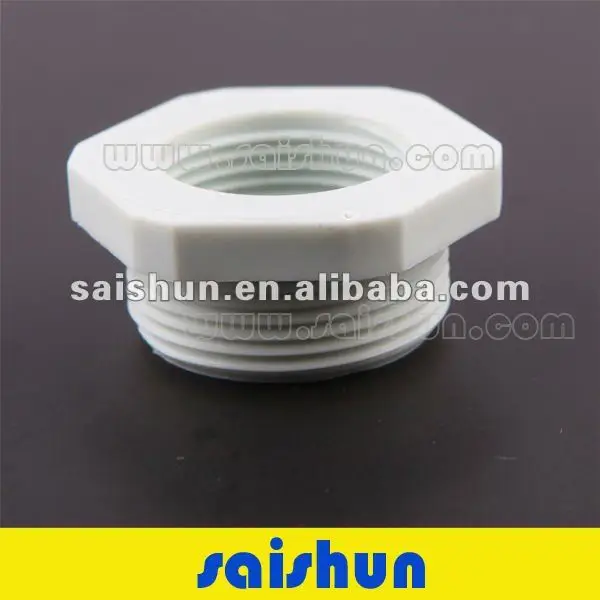 factory price Metric white Polyamide Reducer double thread adapter plastic screw