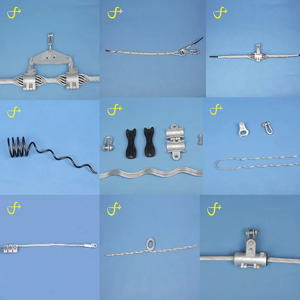 
Opgw adss preformed armor rods wire tension clamp cable anchor clamp 