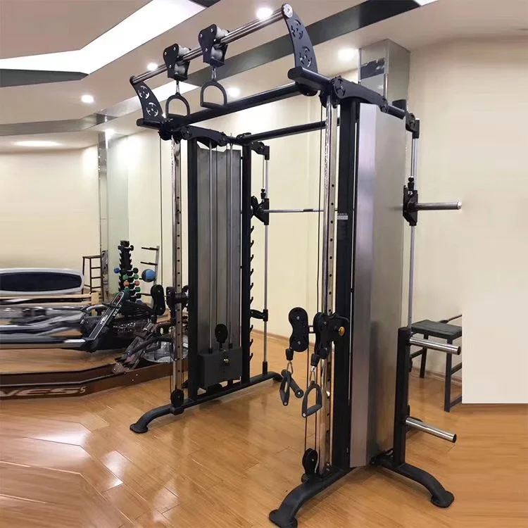 Функциональный Тренер Плюс Смит машина с балансом веса блоки/кросс-fit стеллаж для выставки товаров JG-6890
