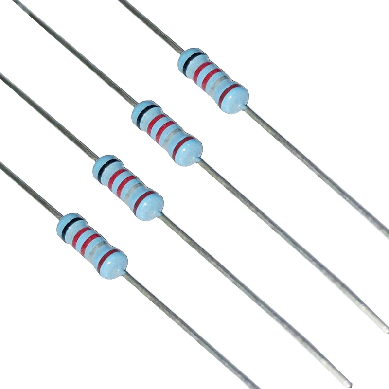 MOF type Fixed Resistor high quality Metal Oxide Resistor,Precision Resistor,Metal Oxide passive component resistance from QCR