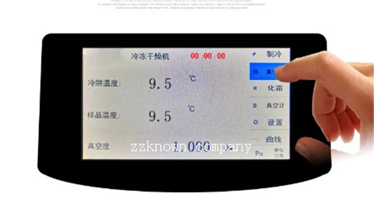 0.12 square meters standard form branch manifold fruit vacuum freeze drying machine for sale