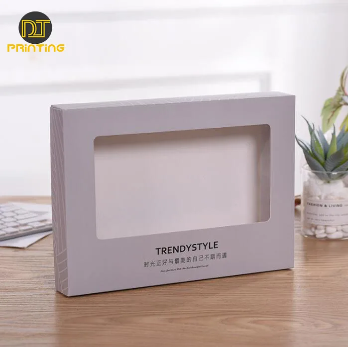 Custom Printing  Colorful Art Paper With Window Soap Packaging Box