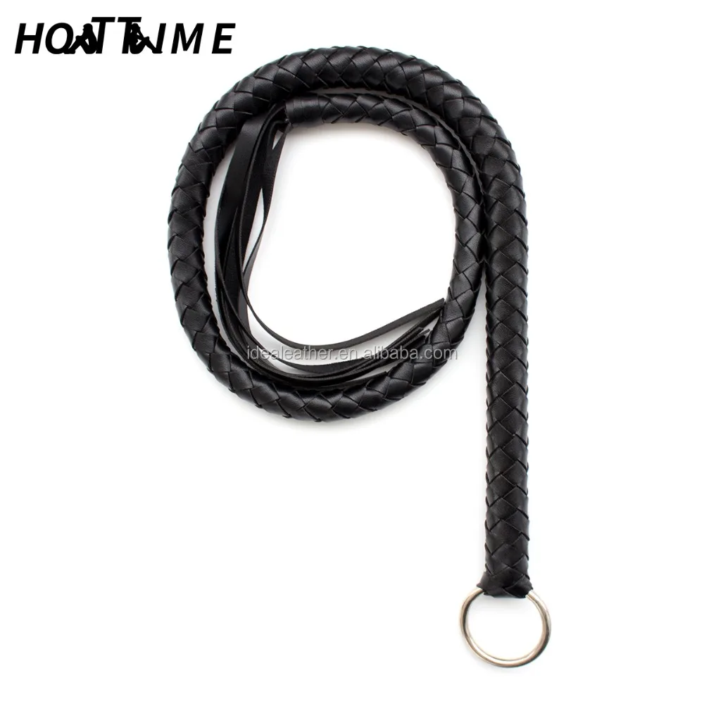 Wholesale Bondage Leather Long Floggers Whips Spanking Fetish BDSM Sex SM Toys High Quality Stock