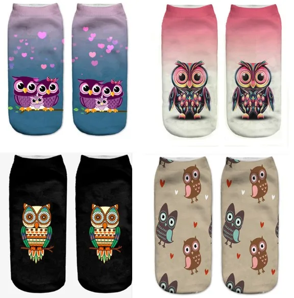 Носки с мультяшным рисунком носки с трехмерным рисунком оригинальные носки с изображением животных и кошек для женщин