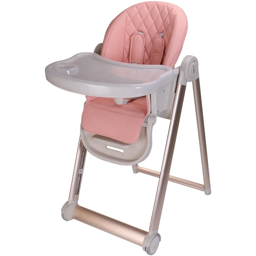 multi-functional kid high chair baby dinning chair with adjustable leg height