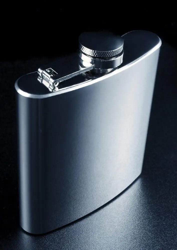 8 унций высокого качества испытан на герметичность 304 Нержавеющая сталь Виски фляжка с вашим собственным дизайном