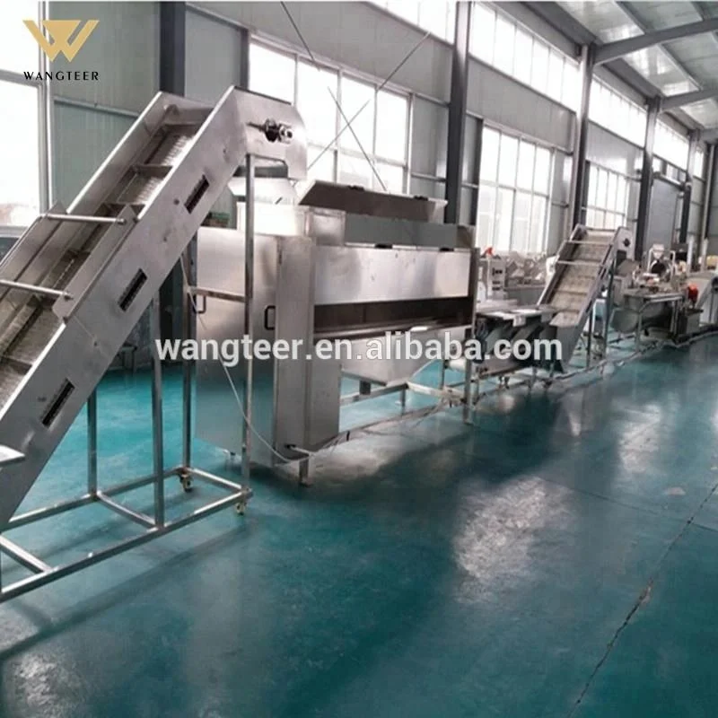 French Fry Production Line Industrial Fryer Automatic Potato Chip Making Machine Price