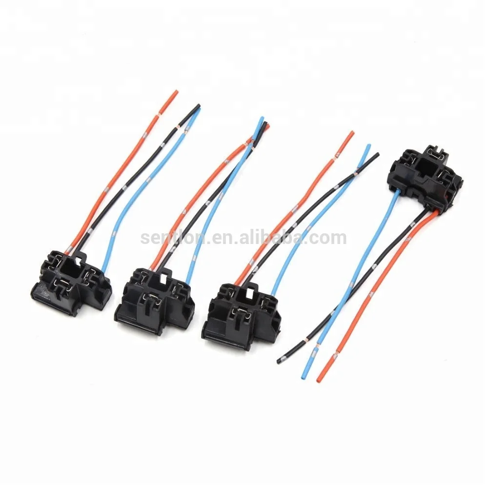 High quality H4 Plastic Wire Wiring Car Auto Head Light Bulb Wiring Harness
