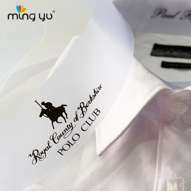 Wholesale Custom Made Plastic Collar Band Collar Stand Collar Holder for Shirt