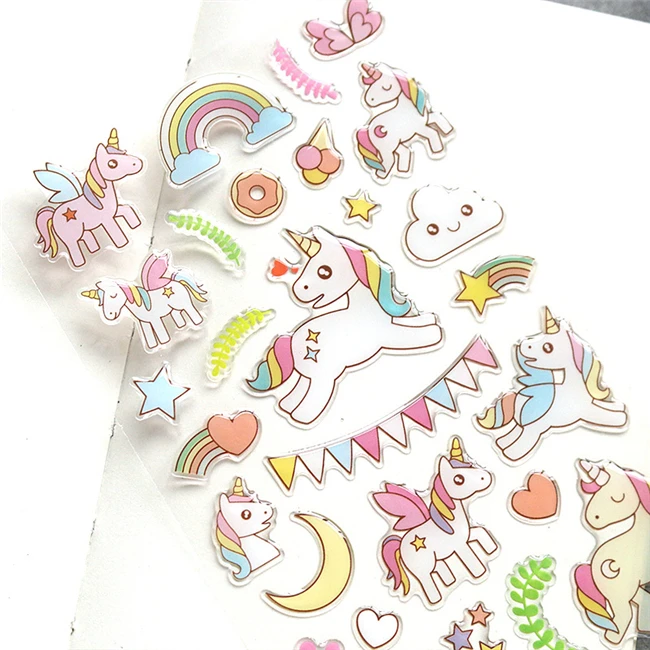  OEM Waterproof Cute Labels Custom Stickers