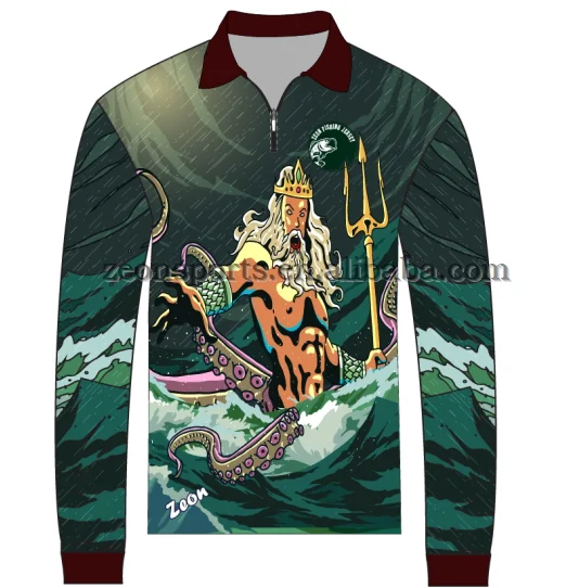 new arrival collared shirts Customized quick dry mes long sleeve fishing shirt uv protection kids fishing shirts