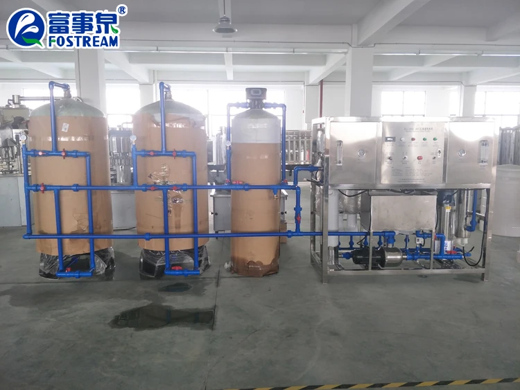 Fostream 2TPH Reverse Osmosis RO Drinking Pure Water Filtration Machine