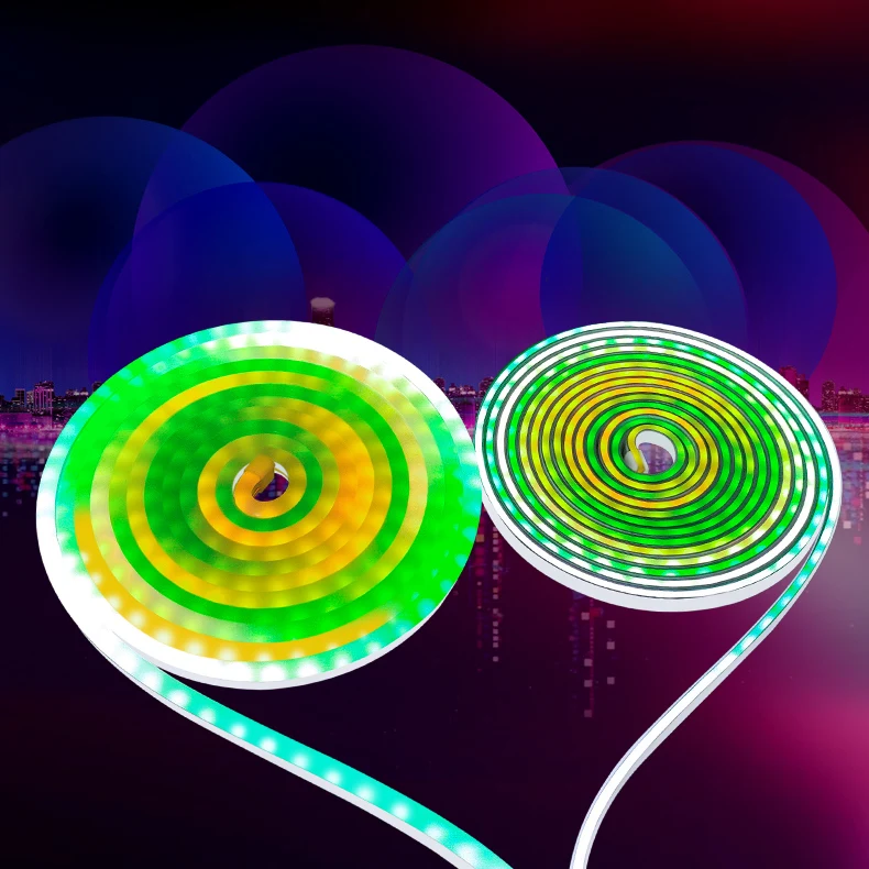 Dot free silicone IP68 DC12V 24V neon flex led strip light