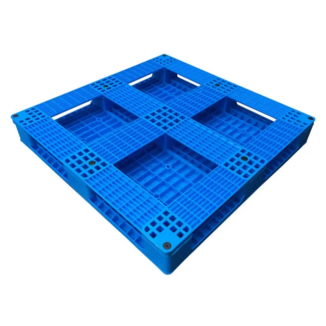 1200x1200 steel reinforced dynamic 2 ton flat plastic Forklift pallet