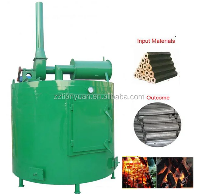 carbonization furnace for charcoal making Zhengzhou,Henan factory out-let