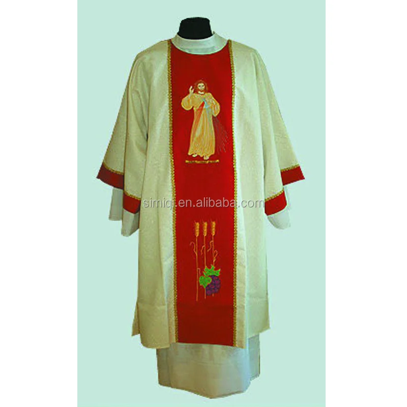 Wholesale Cross Vestment Vintage Gold Brocade Dalmatic
