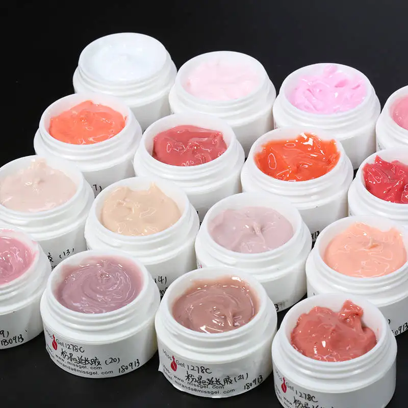 Professional salon quality for thick pink camfulage gel color gel