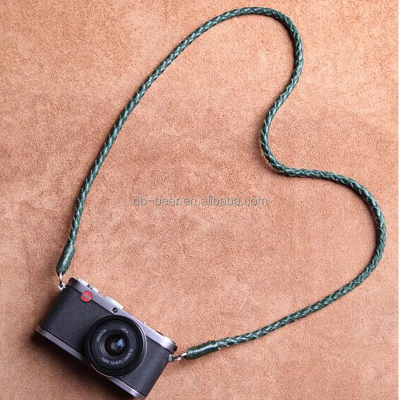 
high quality cowhide strap handmade leather camera strap 