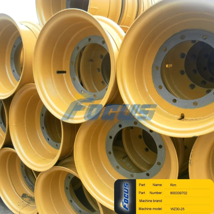 Backhoe Loader Spare Parts WZ30-25 Rim 800339702  ZL30E.2.3H14.00/1.5-25