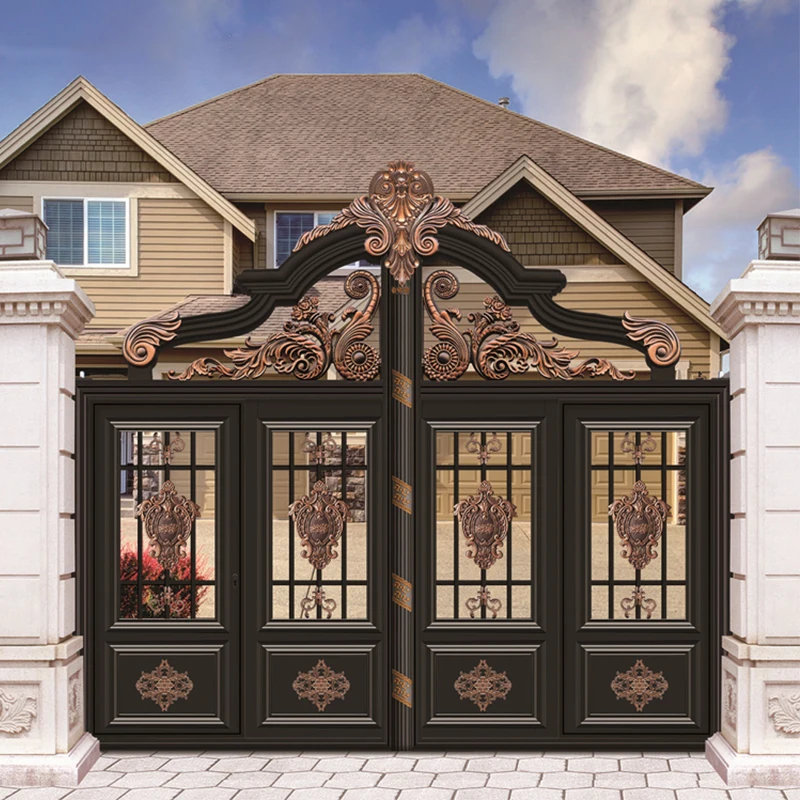 OEM European wrought aluminum gate