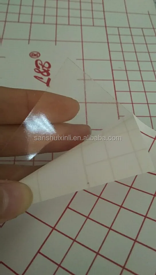 L&B Double Sided Self Adhesive Clear Lamination Film Roll For Acrylic Photo Grating Picture 3D Art