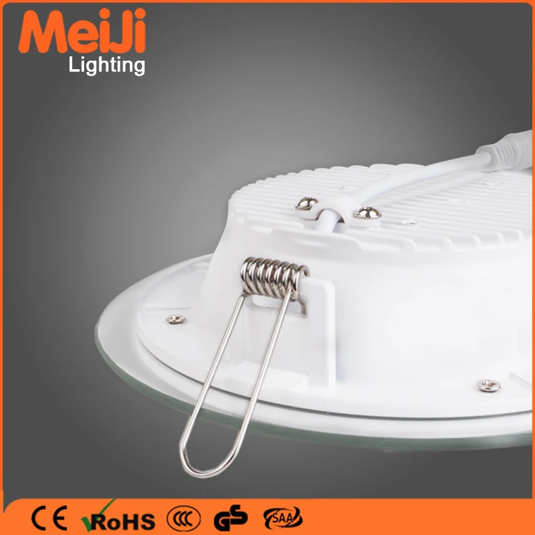 Good price round led panel light 18w ultra thin led flat panel night light glass edge lit led light panel exterior decorative