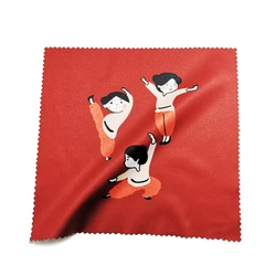 Custom Digital Printed Soft Microfiber Eyeglasses Cleaning Cloth Sunglasses Wiping Cloth