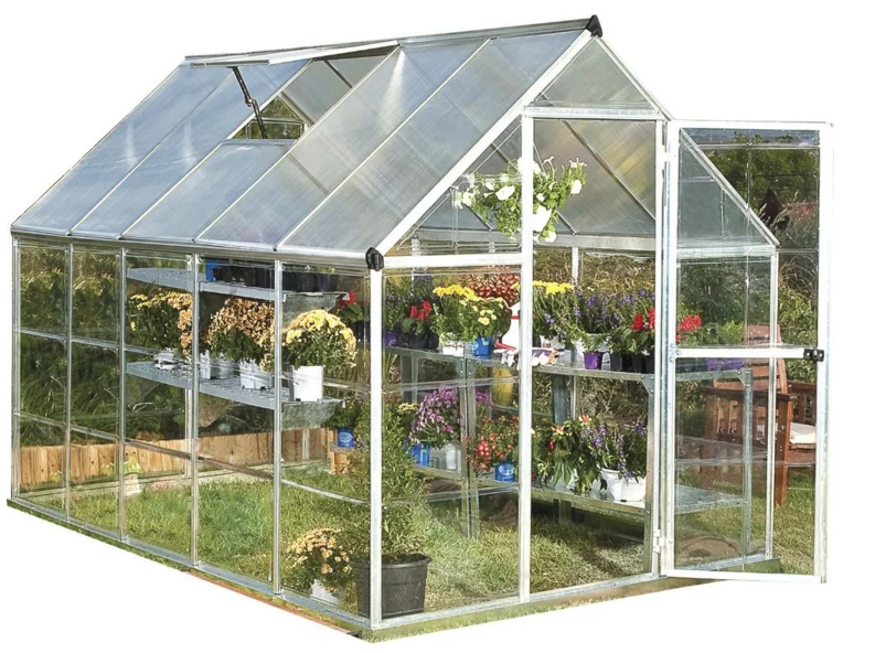 double tempered glass insulation sun room glass house for garden