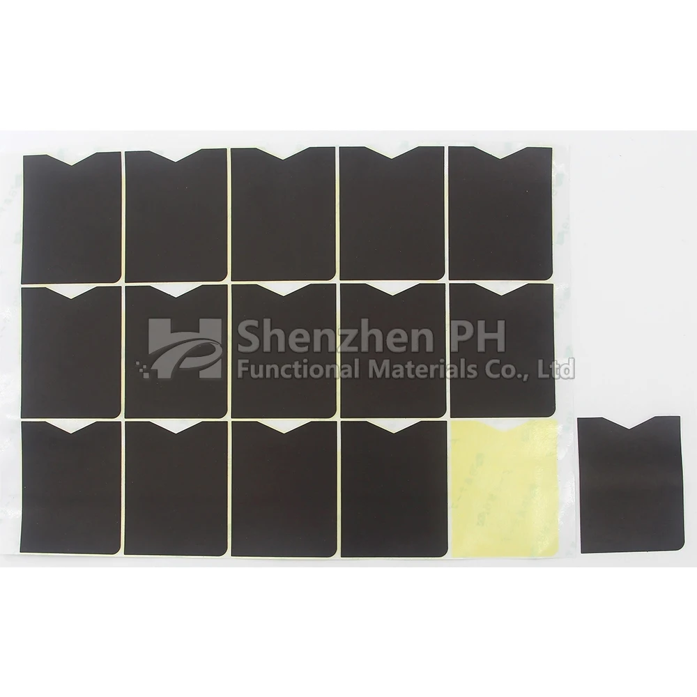 
Magnetic shielding material vhf ferrite a4 adhesive magnet paper 