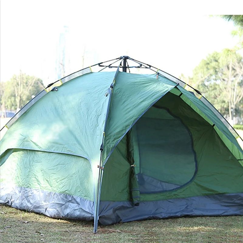 Outdoor backpacking barracas de camping importadas automatic luxury large family tent carpas camping hiking tent for resort