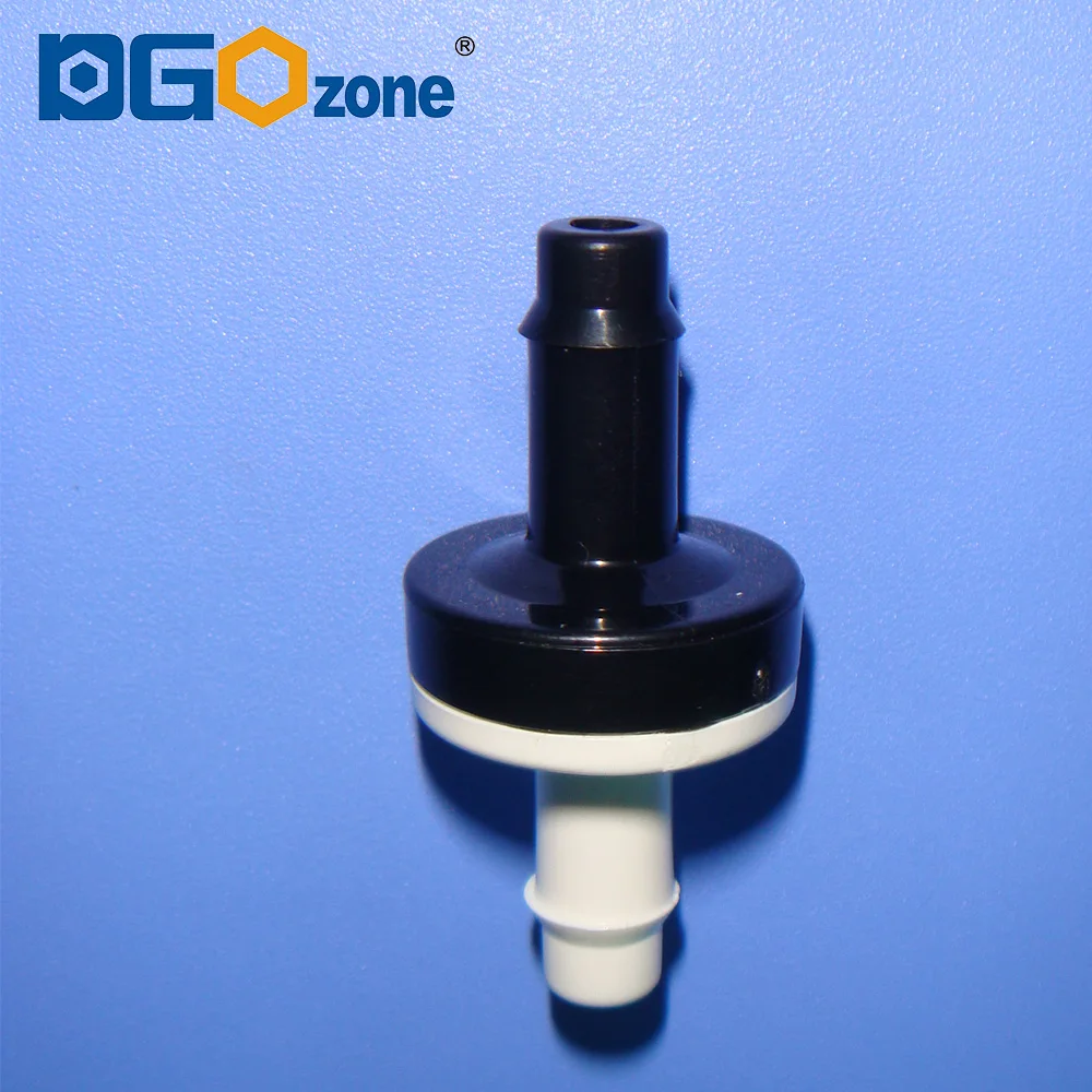 ABS 1/4' white and black plastic check valve mini check valve silicone check valve