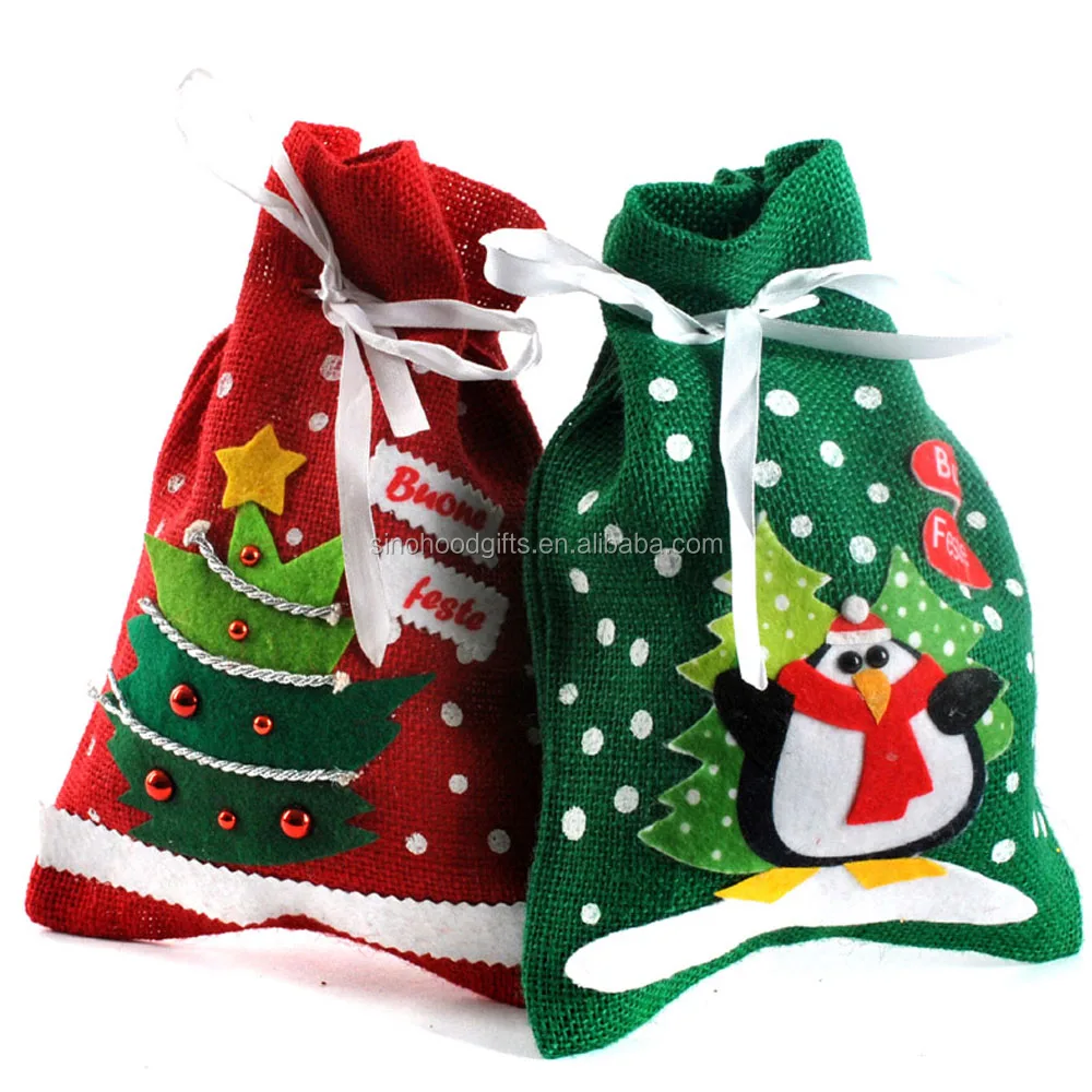 wholesale China factory directly supplier christmas santa sack