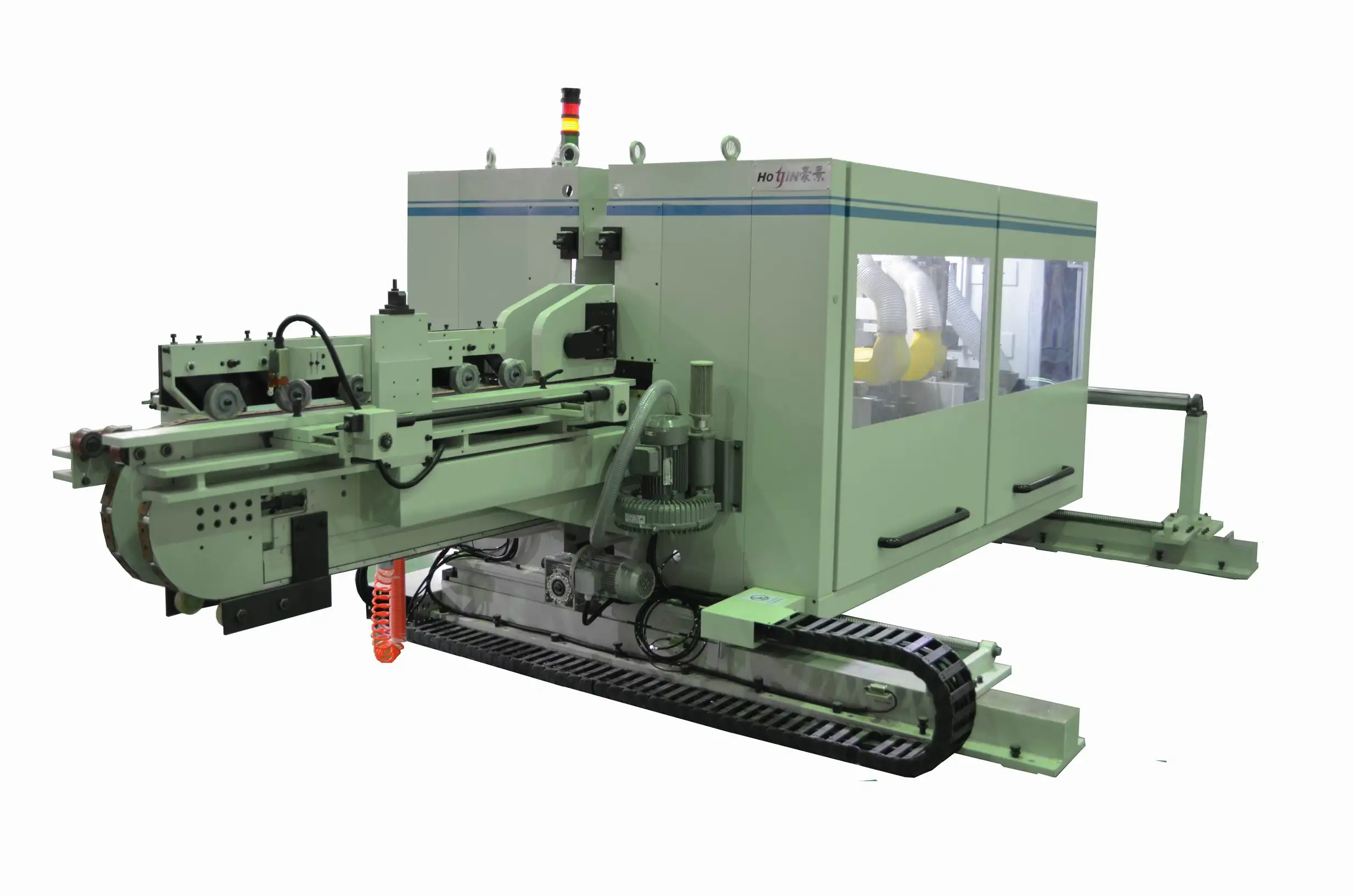 
laminated wood floor equipment double end tenoner 