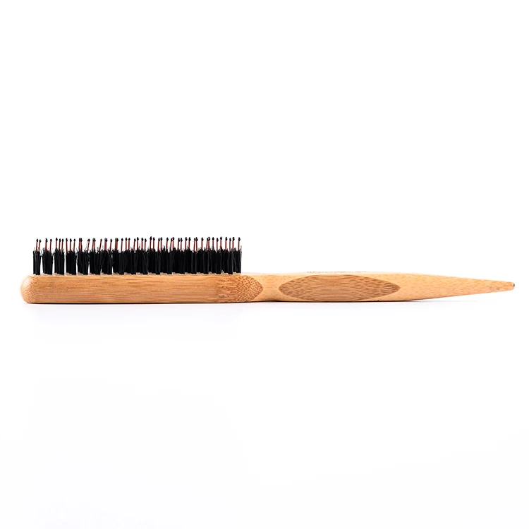 Professional Cheap Wholesale 100% Natural Boar Bristles Wood Hair Coloring Synthetic Hair brush Hair Tint Brush
