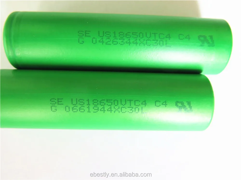 Excellent quality & performance Authentic US18650VTC4 vtc4 2100mAh 3.7V High Drain Battery 30A Discharge Rate VTC4 Battery
