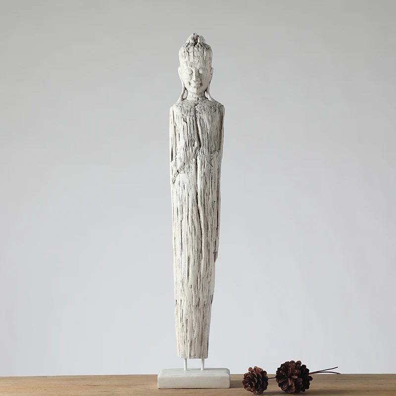 Factory Home Decoration Tabletop Indoor Art Polyresin Resin Buddha Statue