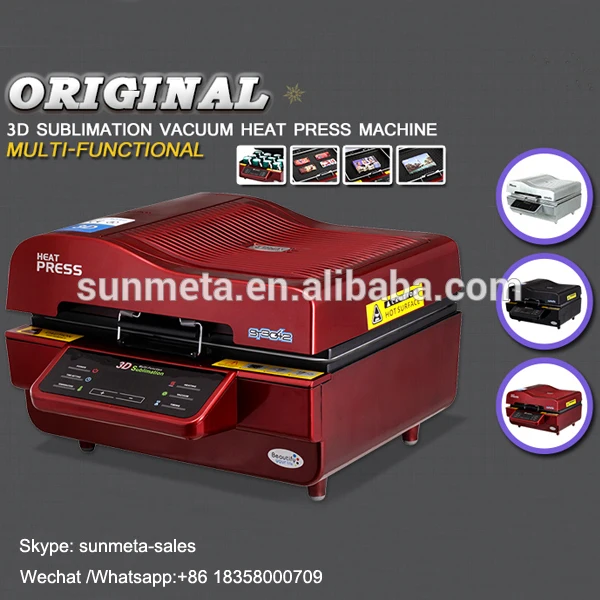 st3042 3d sublimation vacuum heat press machine from sunmeta factory
